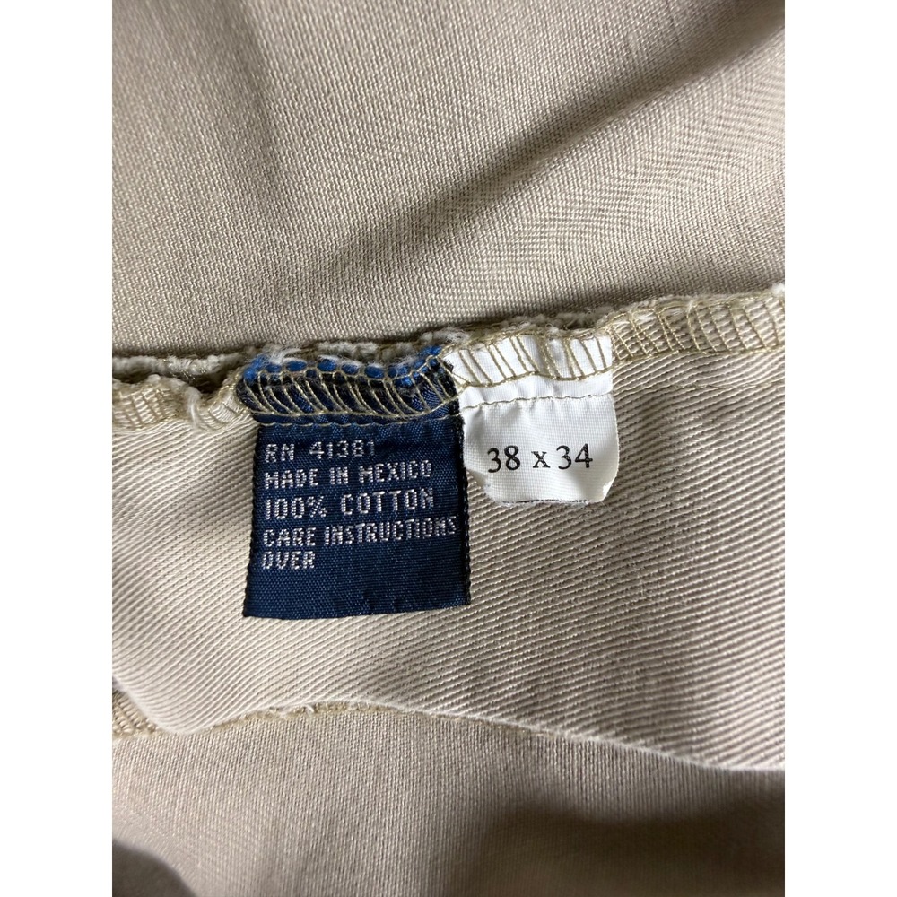 Polo Ralph Lauren Philip Pant Mens 37x34 Khaki Tan Cotton Twill Chino Trousers - Picture 11 of 13